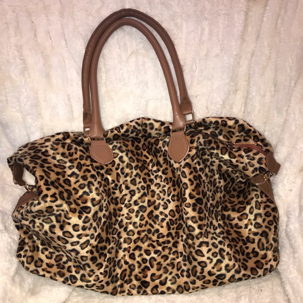 Faux Fur Weekender Bag